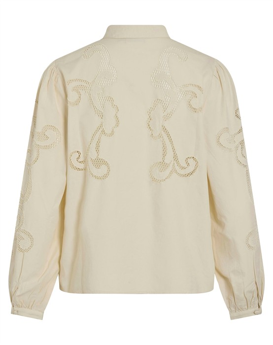 VIBelima Lace Skjorte - Birch